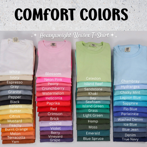 APPAREL - COMFORT COLORS
