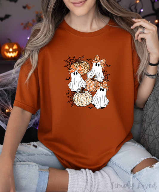 Ghost & pumpkins