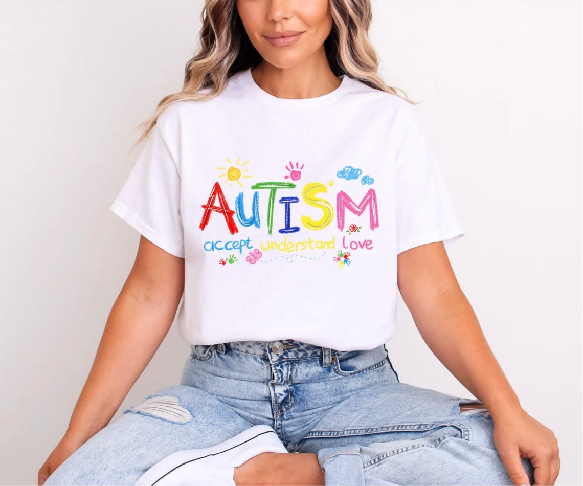 Autism: Accept, understand, Love (Glitter)