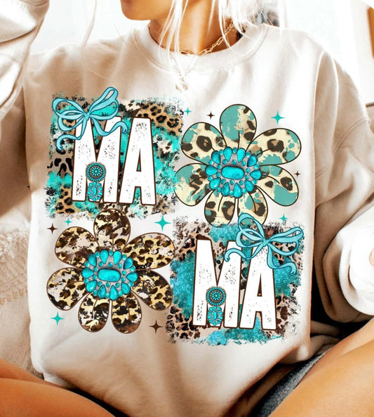Turquoise mama (Glitter)
