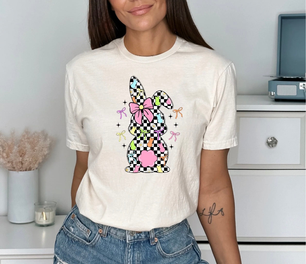 Checkered bunny