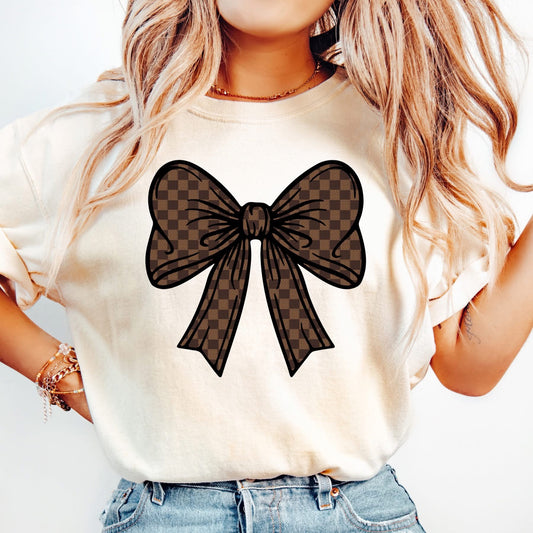 Checkered bow