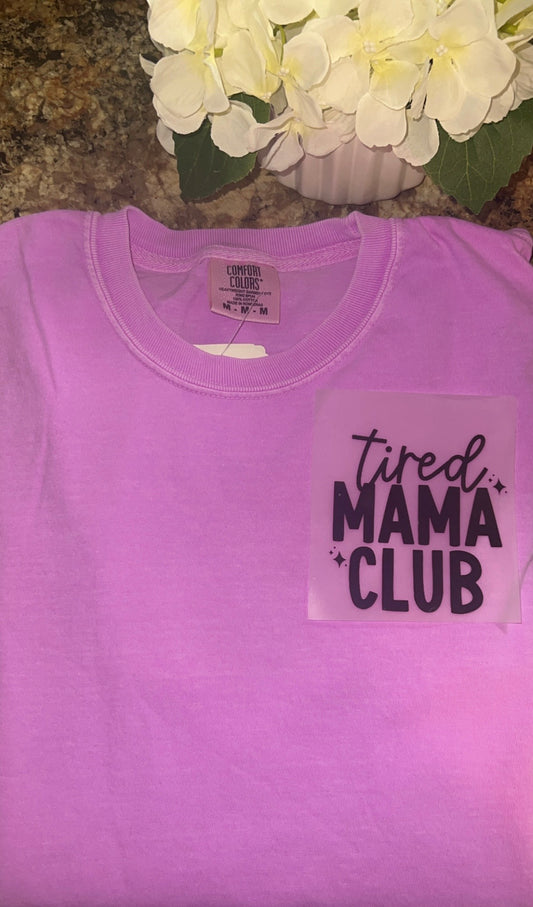 Tired mama club - pocket