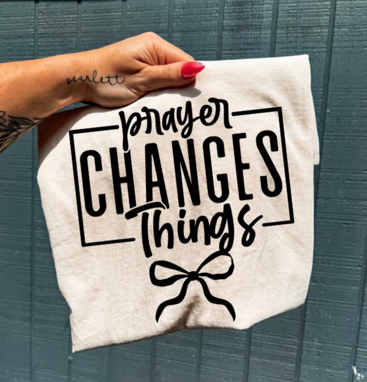 Prayer changes things