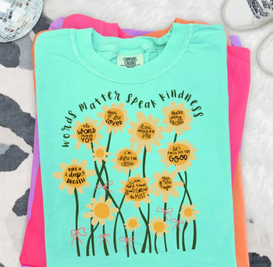 Words matter speak kindness