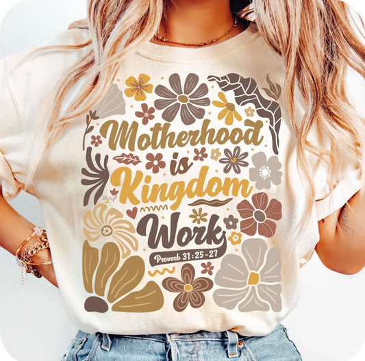 Motherhood is kingdom work (Glitter)